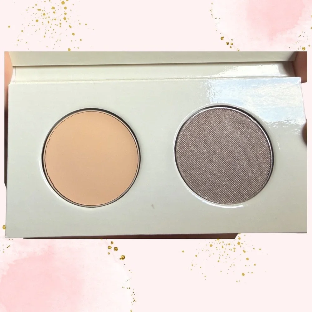 *NEW* Mally Beauty - Eye Shadow Duo - Frosted Taupe Base and Shimmer‎ Palette